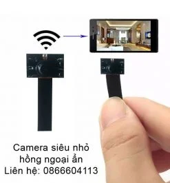 Camera Siêu Nhỏ Wifi 4K Xem Đêm
