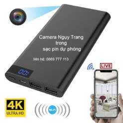 Camera Ngụy Trang Sạc Dự Phòng Không Dây 2023