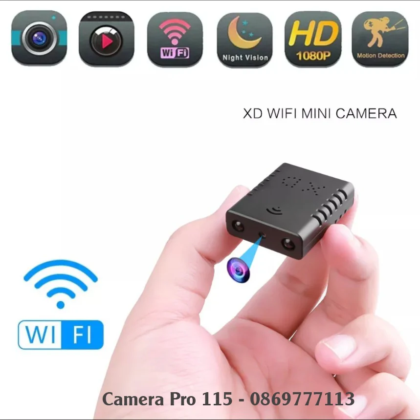 Camera Mini Pro 115 Quay Đêm Hồng Ngoại Ẩn
