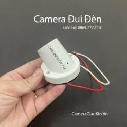 Camera Ngụy Trang Đui Đèn Mẫu Mới Đui Chếch Gắn Tường