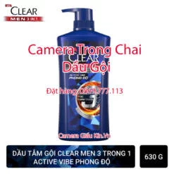 Camera chai dầu gọi đầu trong nhà tắm