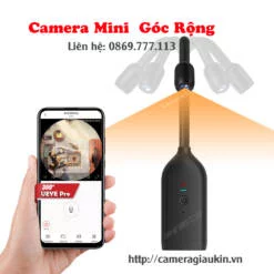 Camera mini siêu nhỏ giấu kín góc nhìn tầm rộng 360 độ